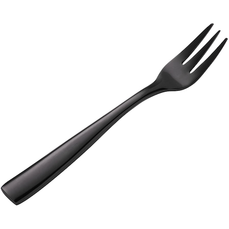 Bon Chef Manhattan, Oyster/Cocktail Fork, Mirror Finish, 18/10, 5.38" - Black , set of 12 S3008B